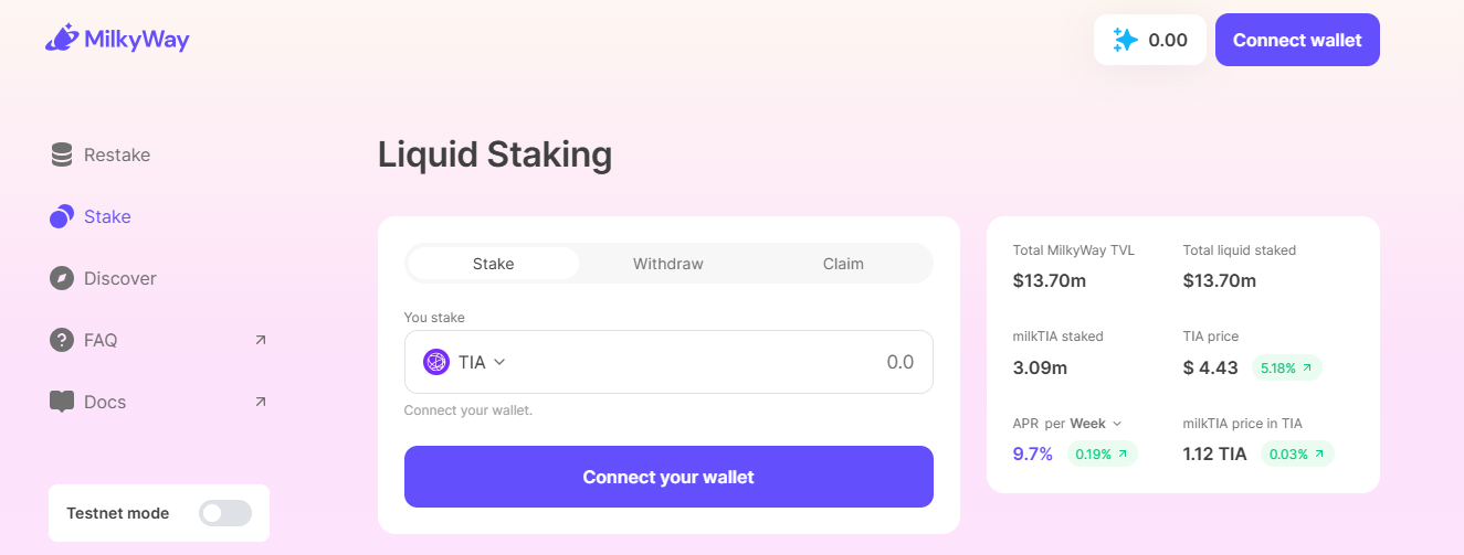 MilkyWay模块化质押门户如何重塑区块链流动性与安全性