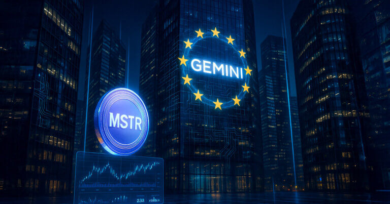 Gemini在欧盟推出代币化美股交易 首推MSTR