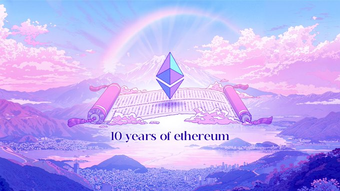 以太坊十周年：华尔街巨头持有的ETH加密资产引发市场关注