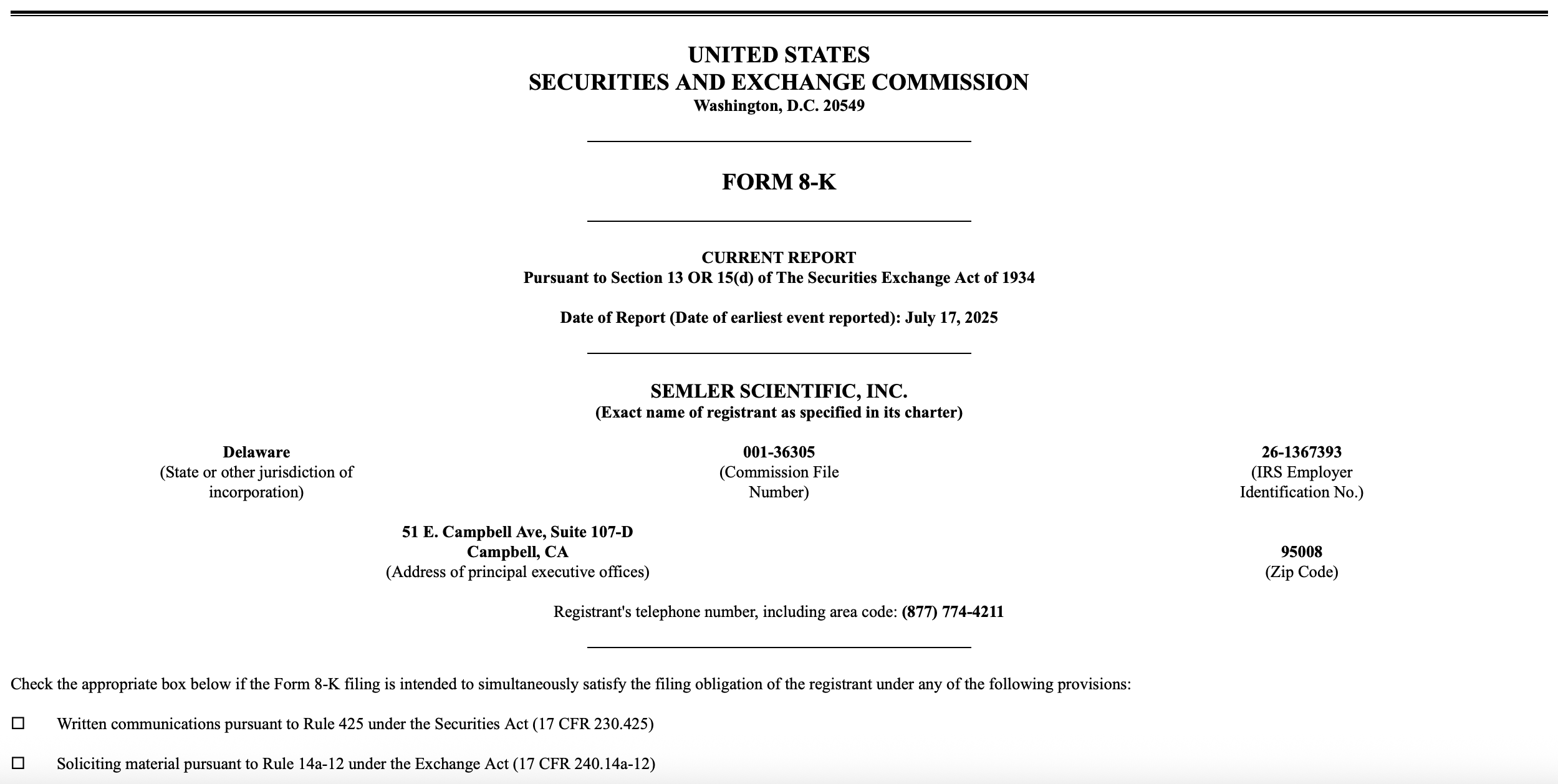 Semler Scientific加仓2500万美元比特币(BTC)投资 为何股价年内仍暴跌22%