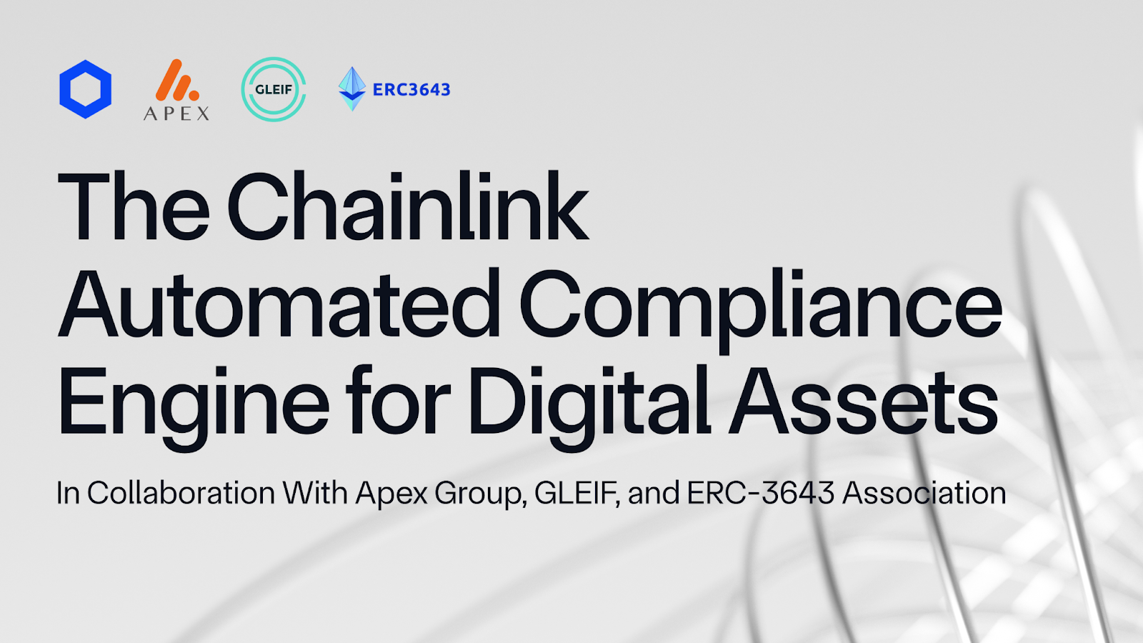 Chainlink合规标准发布：瞄准100万亿美元机构加密资金流
