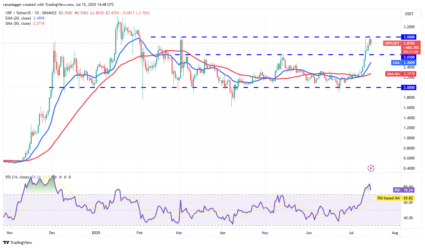 XRP价格走势分析