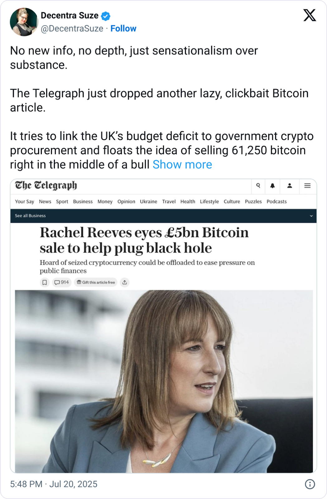 英国计划出售70亿美元扣押比特币（BTC）以缓解财政压力 - 最新报告