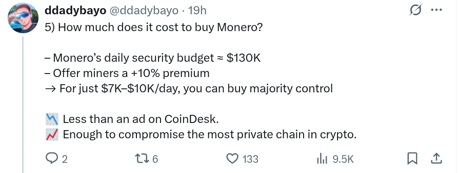门罗币（Monero）遭遇经济攻击：社区强烈反应与安全隐忧