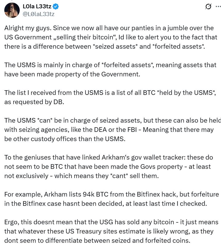 美国将没收240万美元比特币（BTC）打击勒索团伙犯罪活动