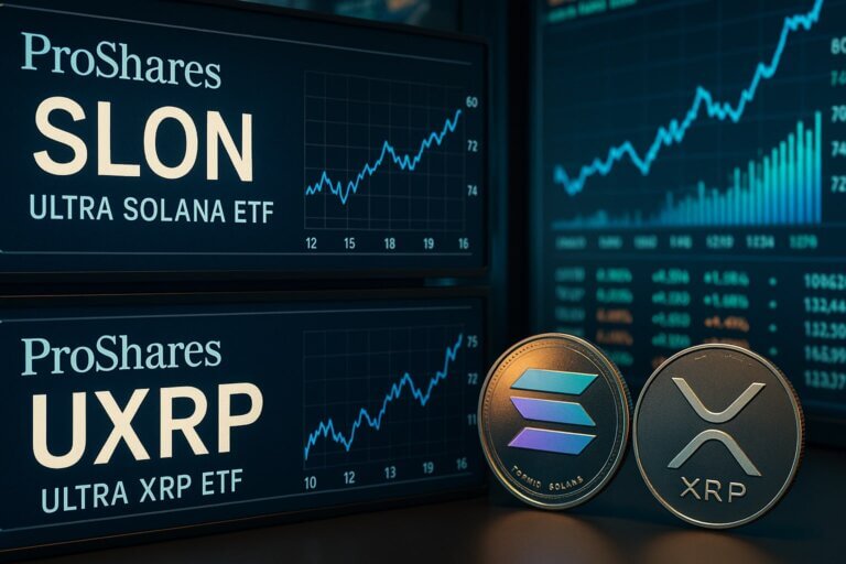 ProShares推出新型ETF，提供Solana和XRP双倍杠杆每日敞口