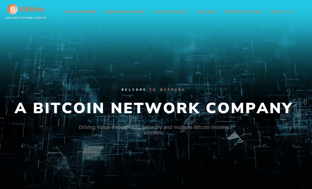 BitMine获2.5亿美元融资，正式推出以太坊(ETH)企业级金库服务