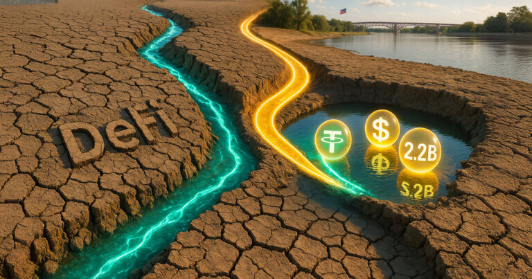 资金转向稳定币 DeFi协议TVL持续流失