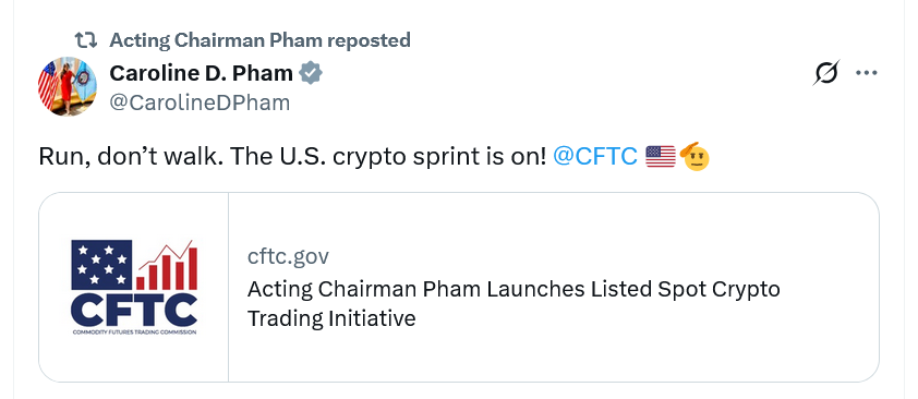 CFTC加密监管动态