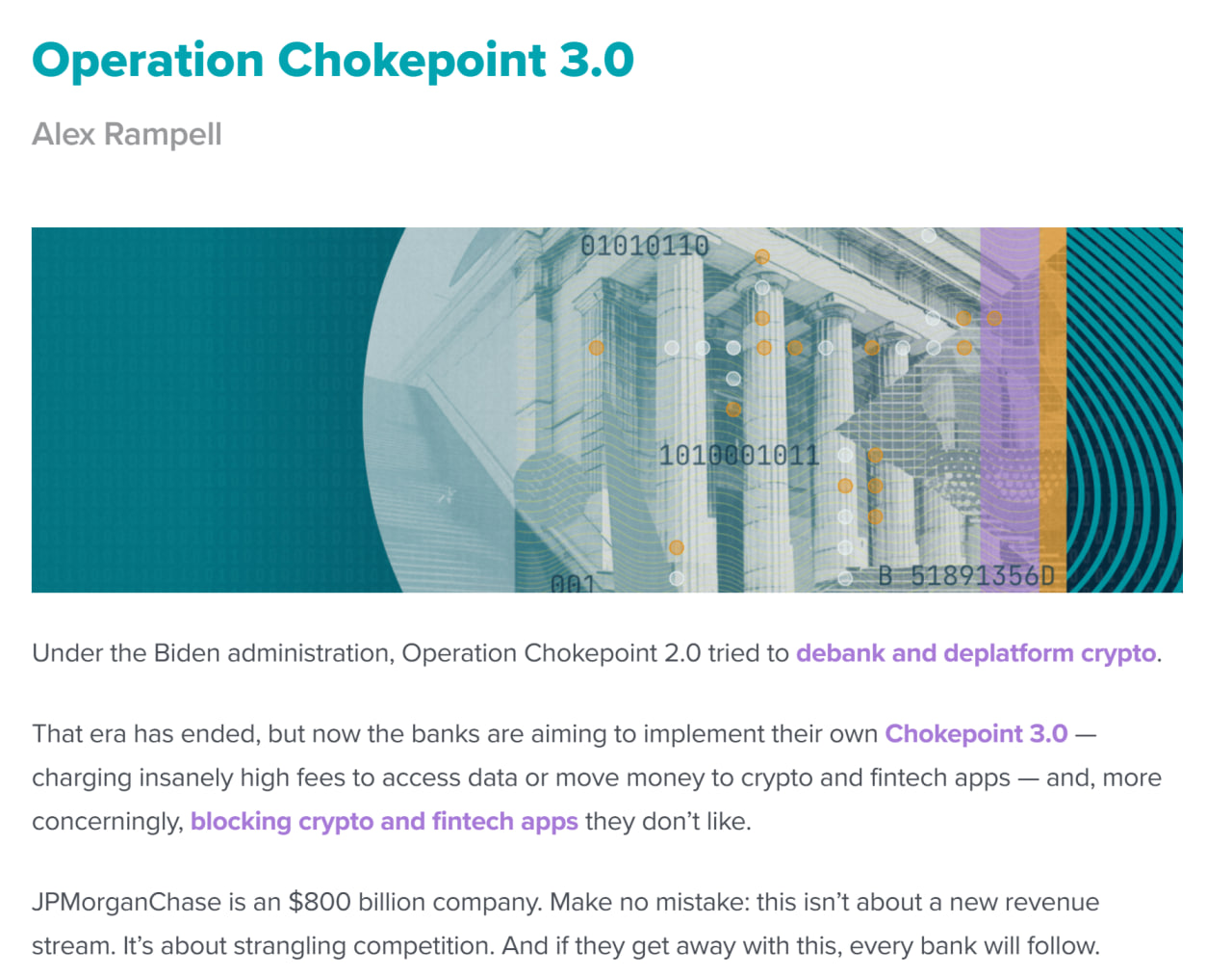Alex Rampell关于Choke Point3.0的图解