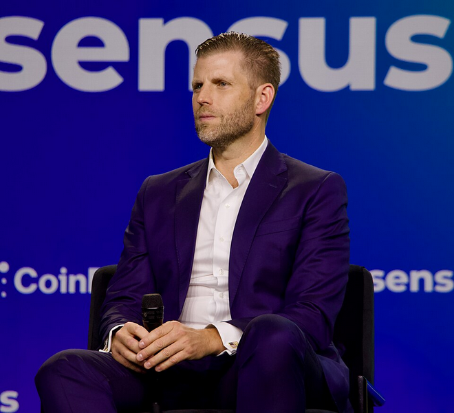埃里克·特朗普在Consensus 2025现场