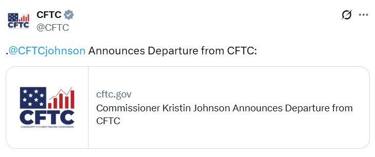 Kristin Johnson, CFTC委员