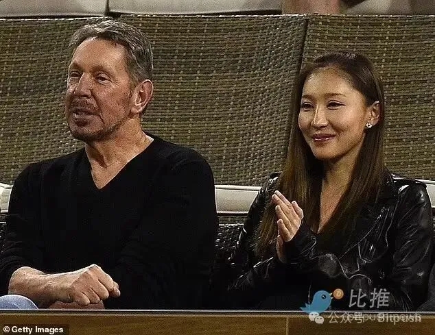 Larry Ellison与妻子Jolin Zhu