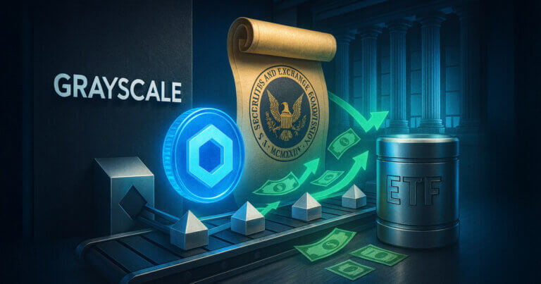 Grayscale申请将3000万美元Chainlink信托基金转换为纽交所Arca质押型ETF